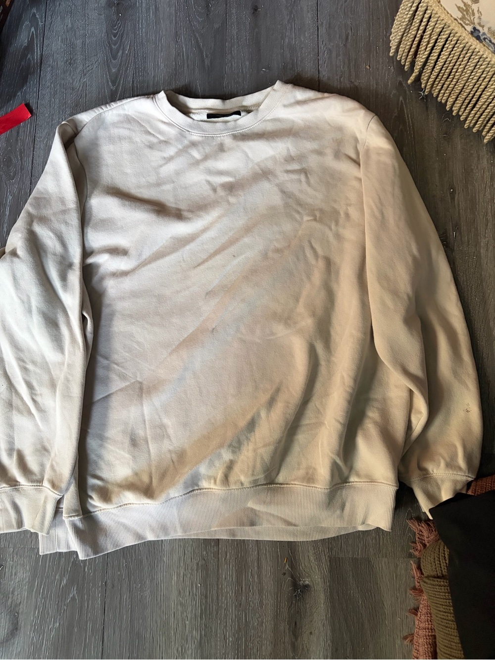 H&M Women’s Crewneck Sweatshirt - Light Beige